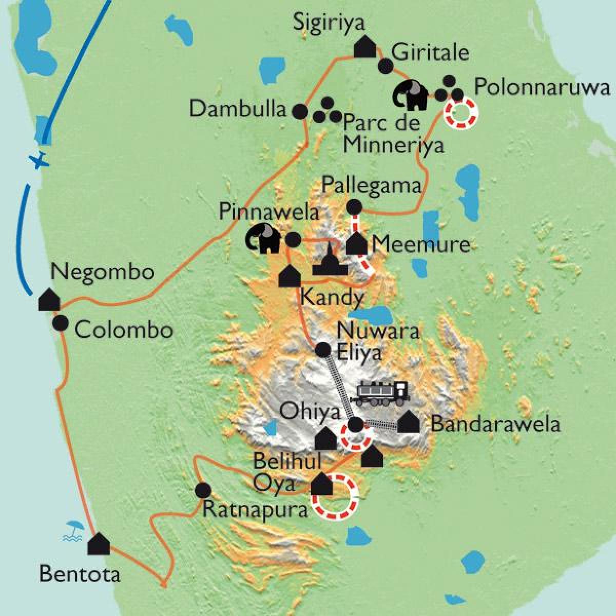 スリランカに図をシーギリヤ