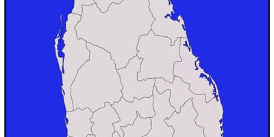 地図ガレスリランカ