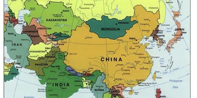 スリランカアジアでの地図