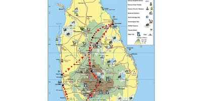 地図記号のスリランカ