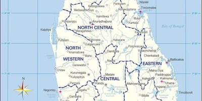 地図grahalokagarayaスリランカ